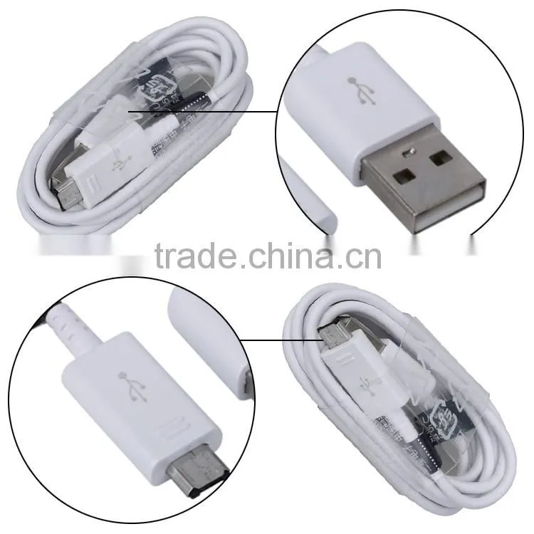 100% original EP-DG925UWE mobile micro 1.2m white usb data cable for samsung