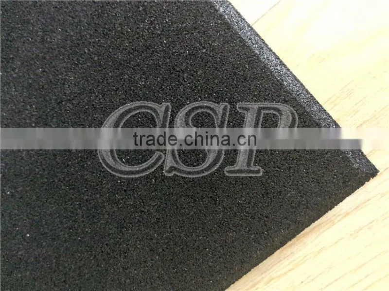 15 mm black rubber shower mat with a cheapest price