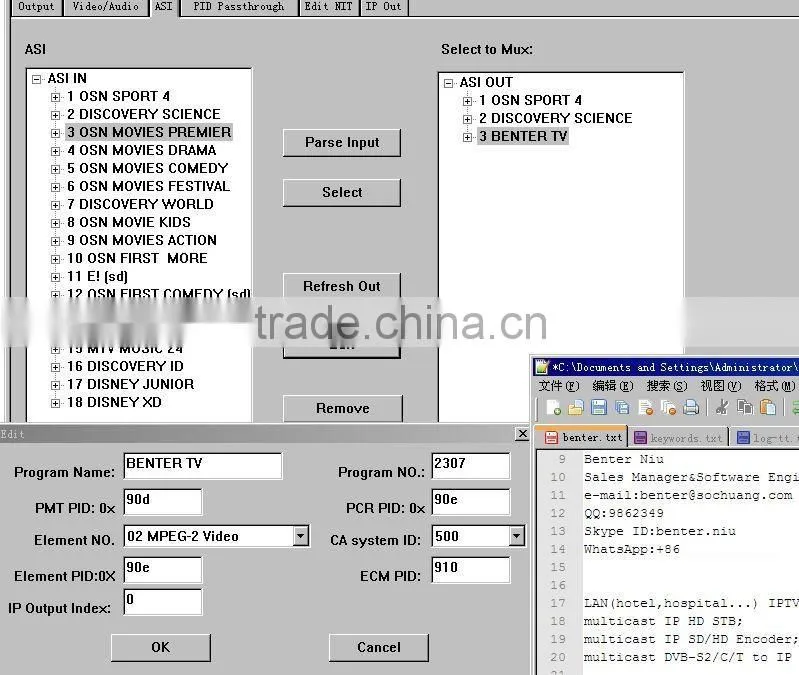 Digital Headend 8hdmi streaming encoder (HDCP/volume edit,8*HDMI+ASI in,ASI+IP(1*MPTS/8*SPTS) out)
