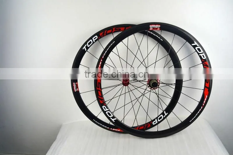 38mm road bike carbon tubular wheels