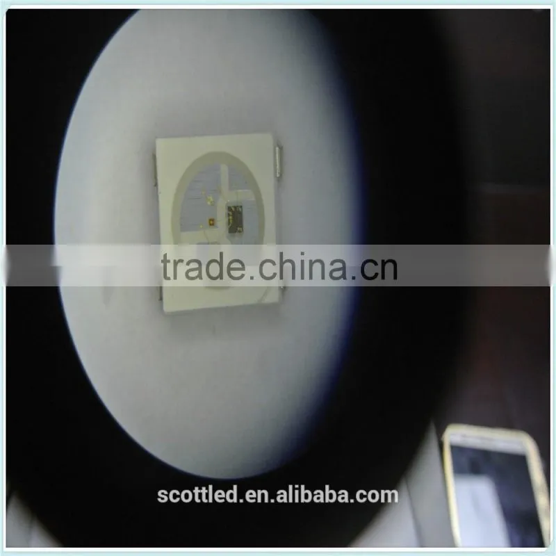 SK6812MINI-5050;SK6812 adressable full color RGB 5050 LED light source with black frame;with built-in chip