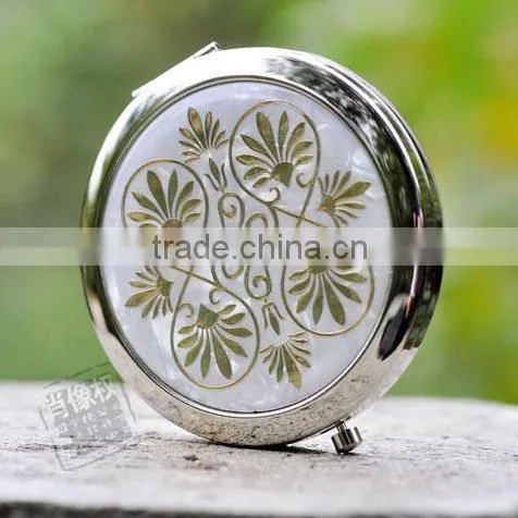 metal pocket mirror ,round makeup mirror,custmize mini mirror