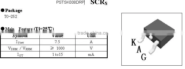 scr transistor plastic package power regulator