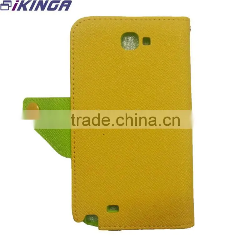 Hot selling! PU leather mobile phone case made in china ,wallet case for samsung N7100 N7102