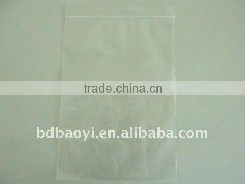 high quality LDPE clear zipperlock plastic packaging bags for cloth