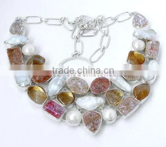pearl Necklece, wholesale silver jewelry, free jewelry samples