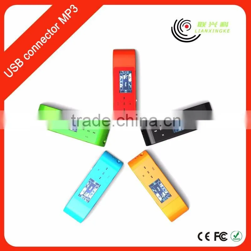 Portable radio fm mini usb stick mp3 music player Support dual eaphone