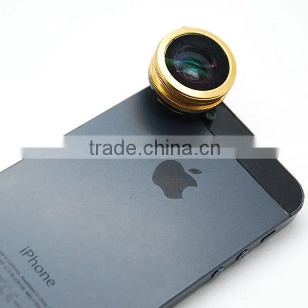 Brilliant Quality Universal Clip 3 in 1 Lens for Mobile Phone Fish Eye Clip Lens