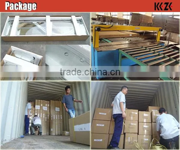 2015 model aluminum hanging sliding door shower cabin