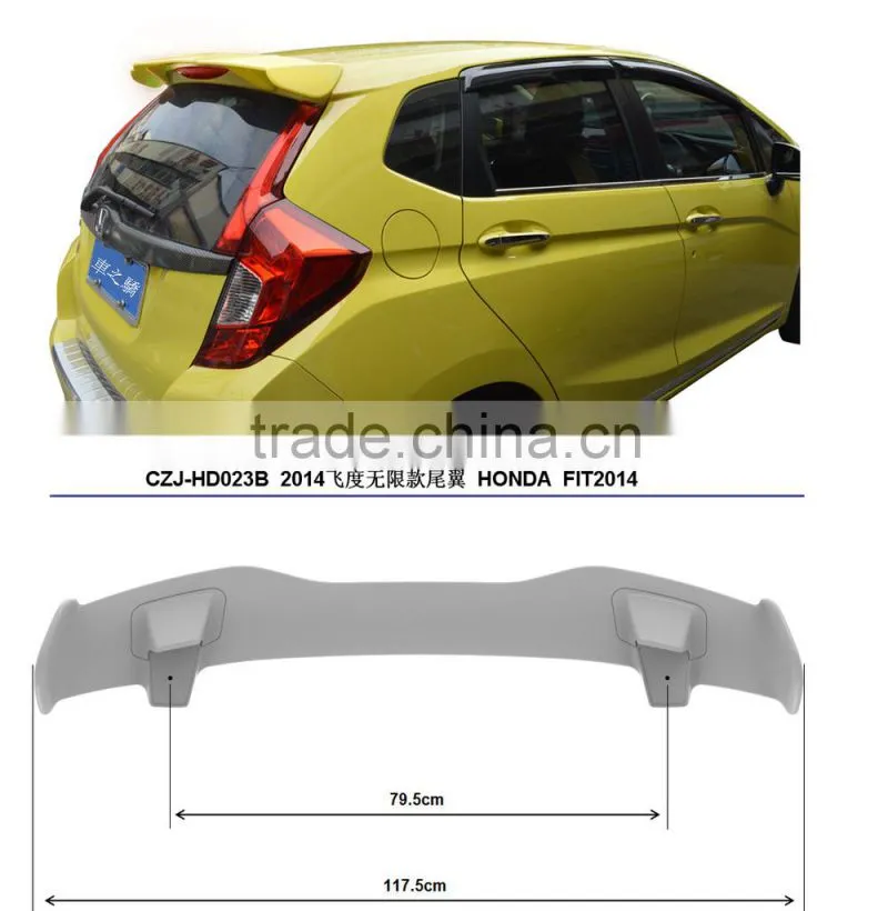ABS REAR SPOILER FOR FIT2014