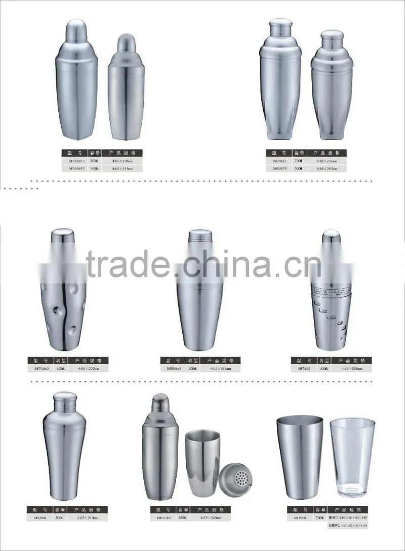 Stainless Steel Cocktail Shaker
