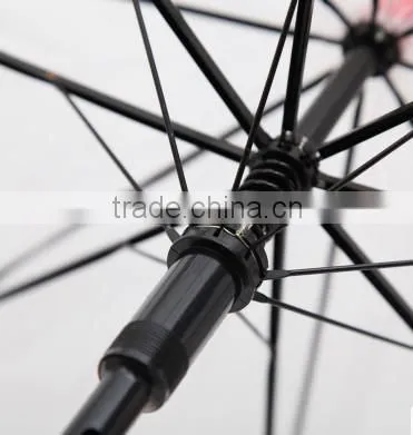 19''x8k high quality transparent POE umbrella,straight PVC umbrella