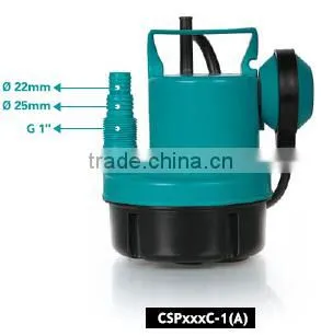 compact 250W 1/3hp electric clean water pump with plastic housing
