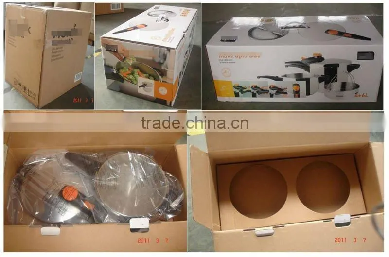 pressure cooker made of stainless steel 18-8