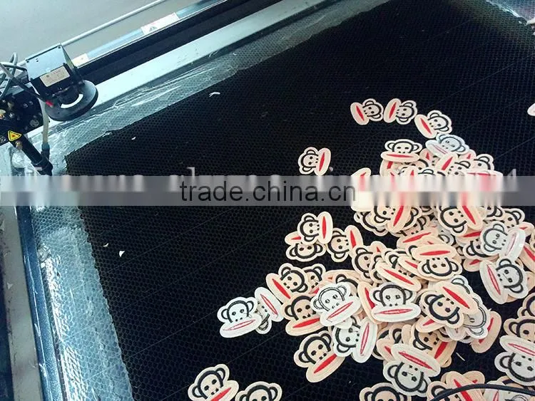 guangzhou factory fast speed actualmatic laser leather fabric cutting machine