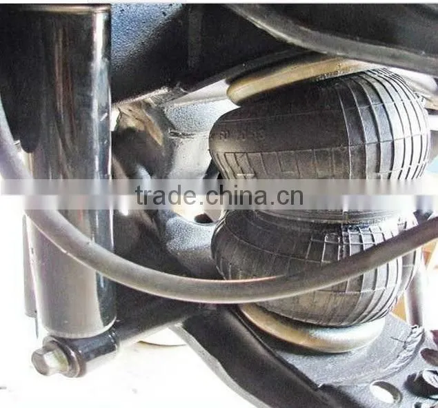 Semi trailer air bag suspension