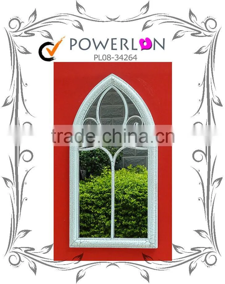 Discounted Elegant Wrough Iron Wall Mounted Frame Mirror For Home Backyard Patio J23M TS05 X11PL08-34264