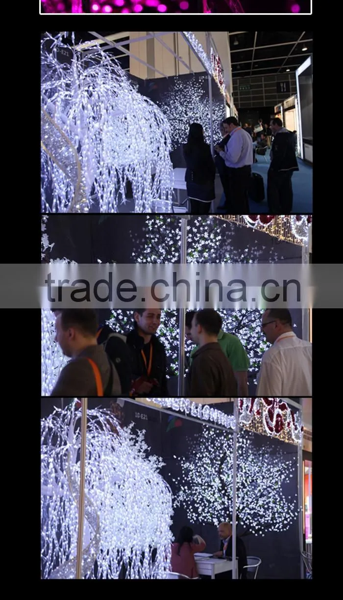 3D decorative led christmas tree , led tree light , outdoor led tree