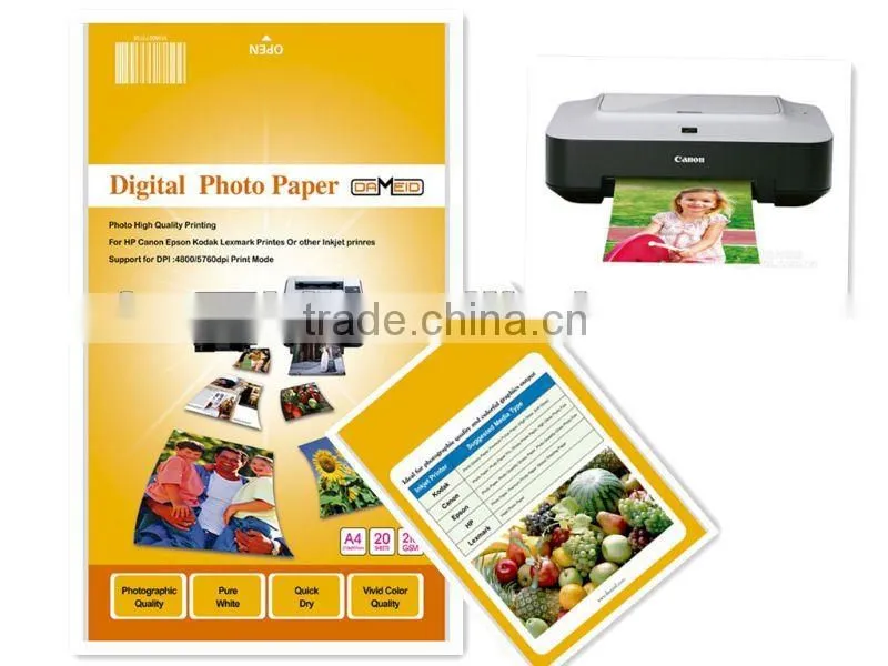 double sided photo paper name card,glossy photo paper inkjet photo paper