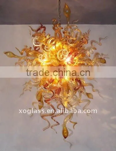 art glass chandelier xo-2010626 and crystal chandelier