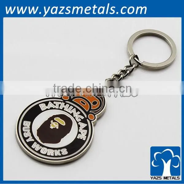 metal keychain with customer logo