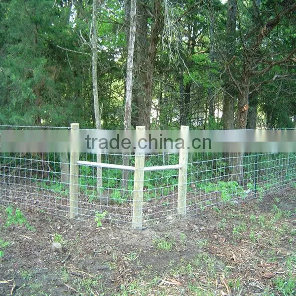 woven wire fence