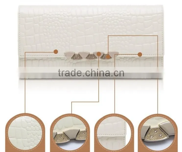 simple fashion leather lady wallet
