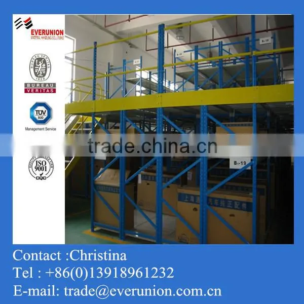 Warehouse storage multi-level mezzanine racking,rack support mezzanine,steel mezzanine rack shelf