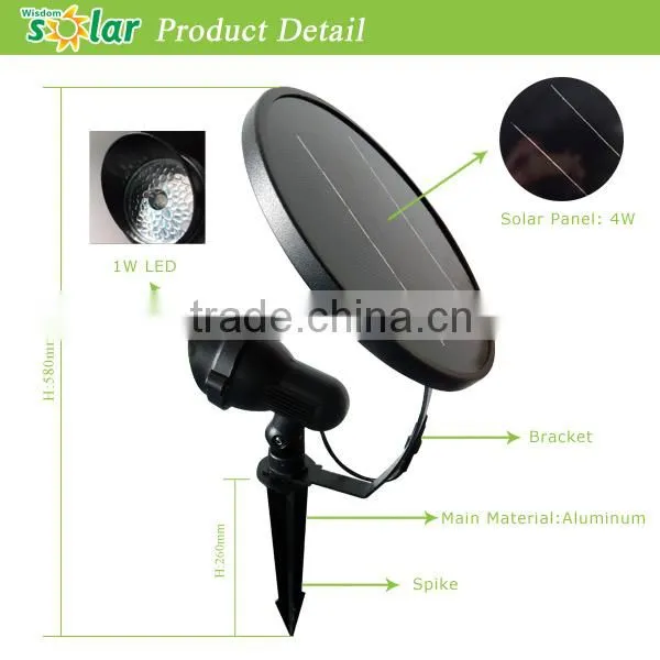 JR-CP10 Concise fashion waterproof outdoor light solar garden light