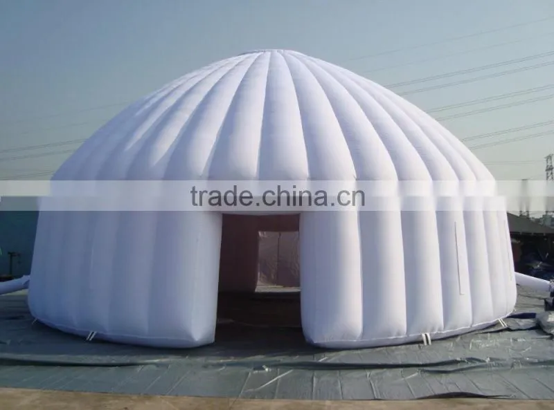 giant white Inflatable igloo tent Inflatable outdoor event tent