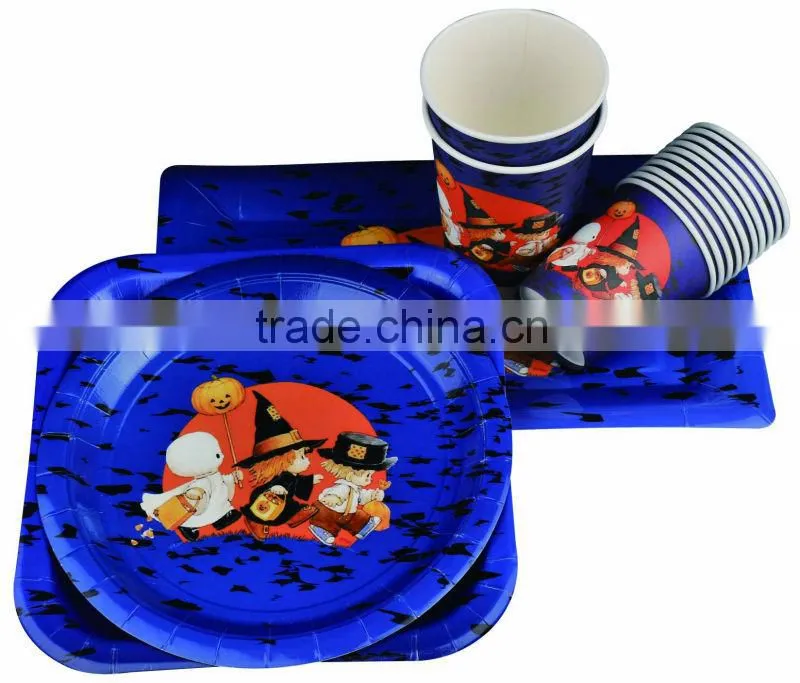 Rectangular customer designed food grade cardboard fast food plates