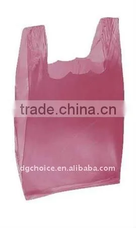 Custom printed wholesale reusable shopping bags T-shirt bag