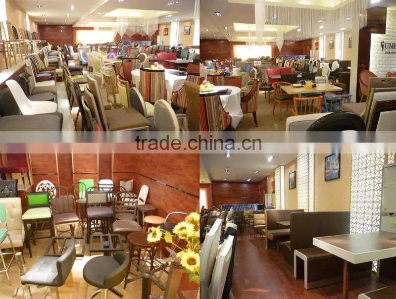 Hotel furniture dining room restaurant chair steel frame bended plywood wood design dining chair