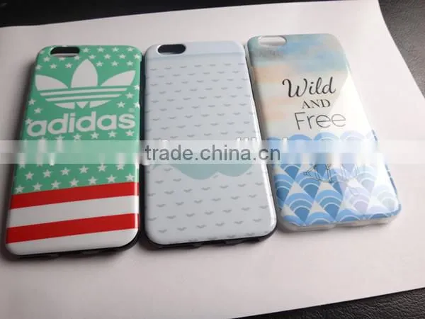 Fashionable cell phone case for iphone 6 with cute printings