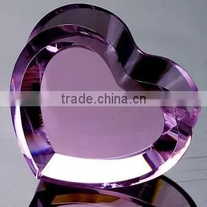2016 New product clear diamond shape crystal paperweight