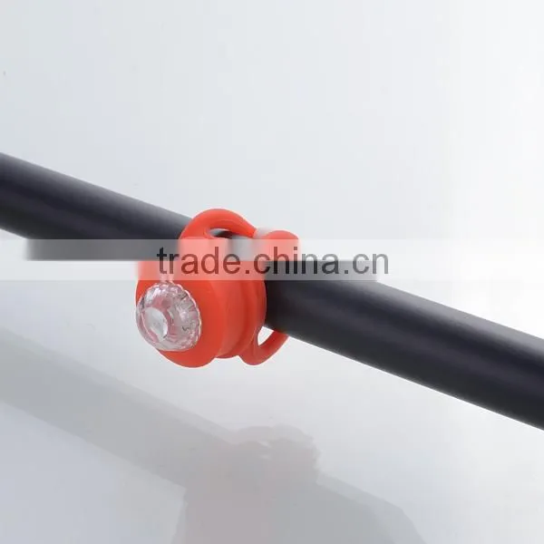 Super Bright LED Silica Gel mini bike light with CR2032