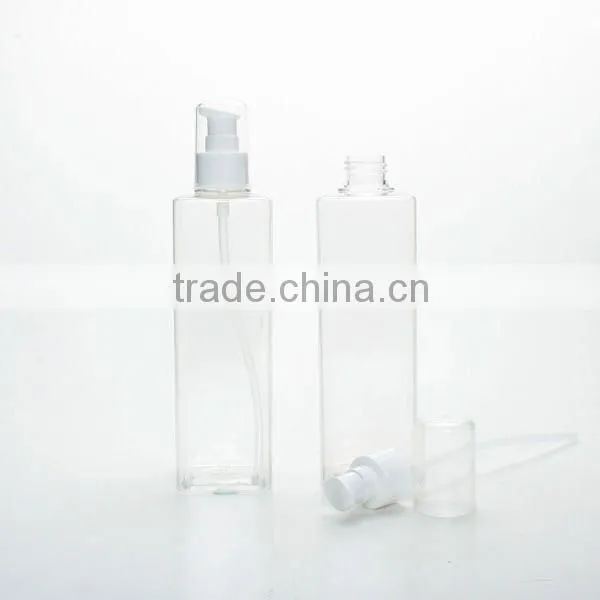Treatment pump PET 300ml Square Clear