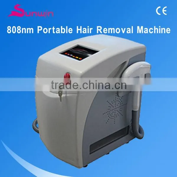(SW-208E)808 diode laser pain free permanent hair removal laser beuaty equipment 808nm diode laser