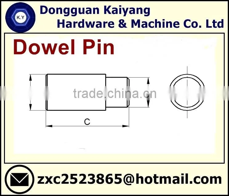 Male Nut/ Dowel Pin (for Furniture); M5, M6, M7