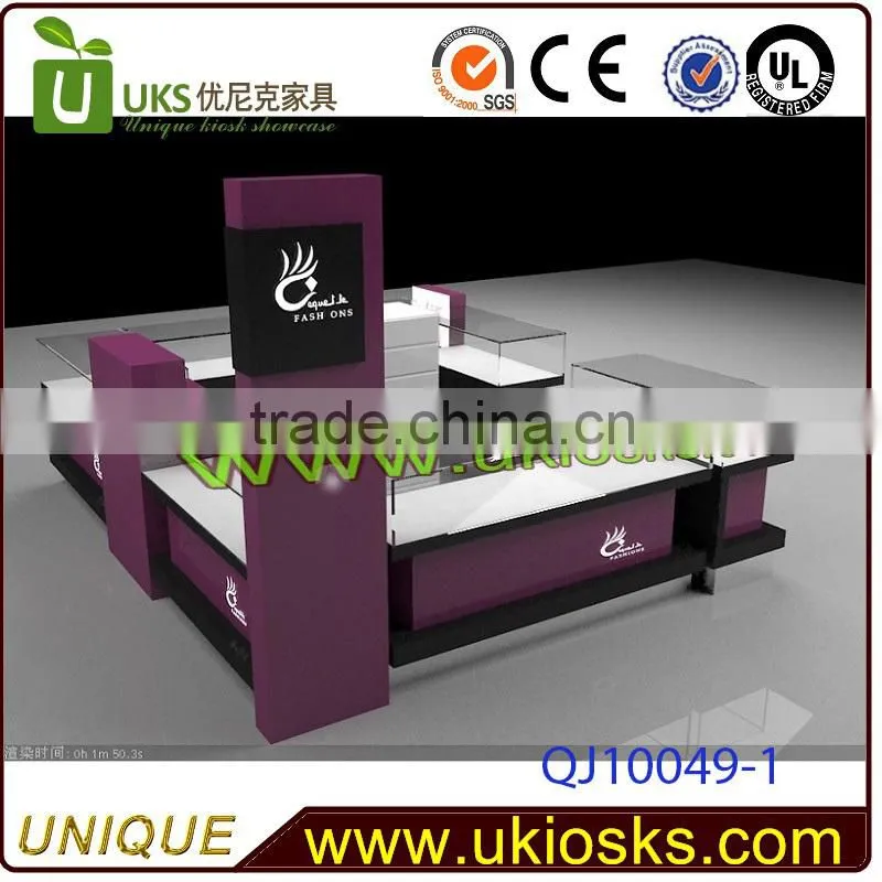 3D rendering optical display station with glasses frame