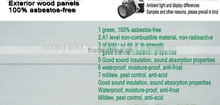Perfect sound& heat & fire insulation wood design panel