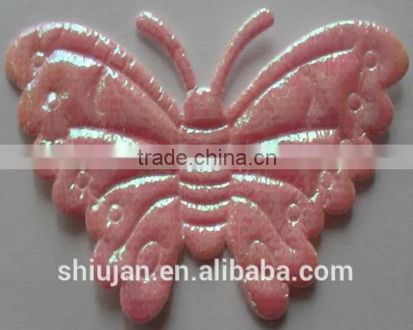 Ultrasonic embossing butterfly patches