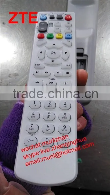 High Quality White 42 Keys Network set-top box remote control for Guangzhou Boluo,remote network box with Learning/copy