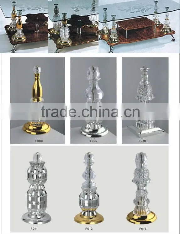 home furniture plastic accessories/plast furniture crystal accessories