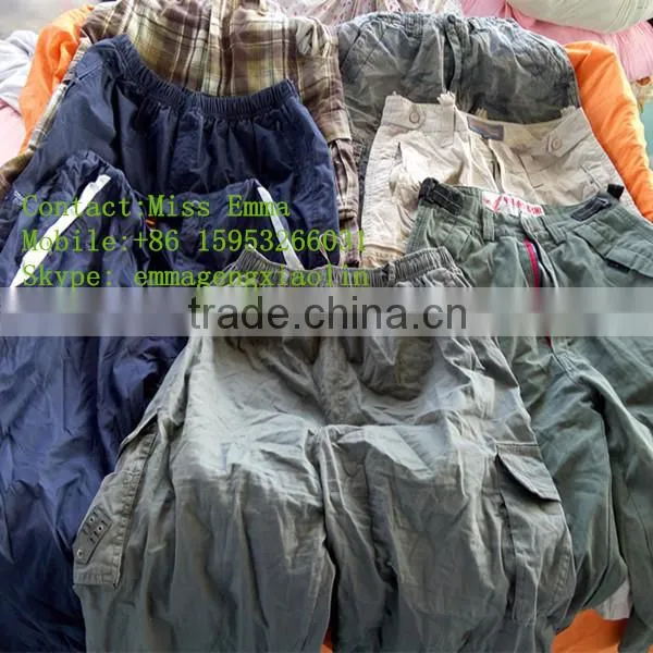 Top quality male clothes/shirts secondhand clothing
