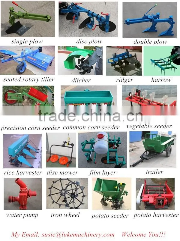 SH type 18hp power tiller walking tractor with electric start