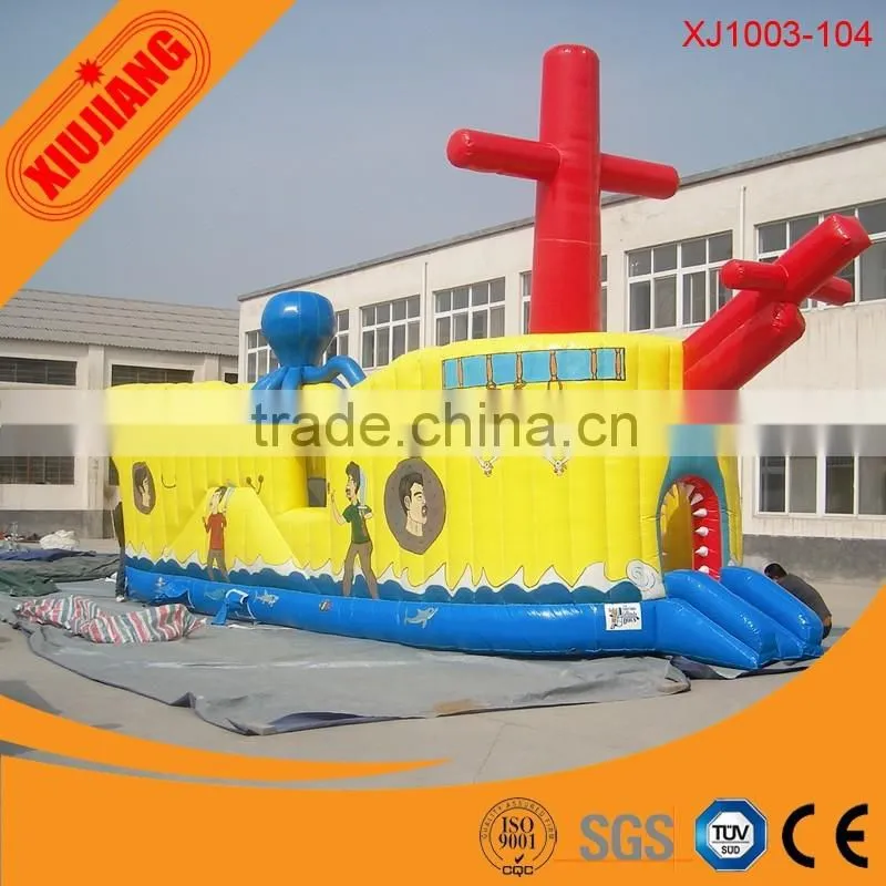 inflatable bouncy castle Christmas kid party game soft play center