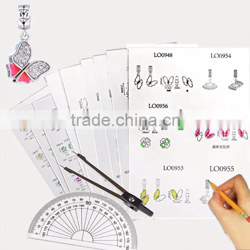 Blooming Royal Flower Pendant oxidized 925 silver charm custom made charms wholesale New design ring Pendant Fit for Bracelet