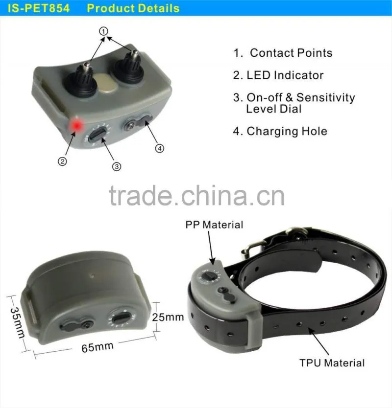 Dog trainer 2014 new product anti barking collar