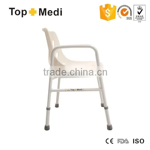 Rehabilitation Therapy Supplies Topmedi TBB790B Good Quality Bath Bench Series Barhroom Shower Chair for Disabled People